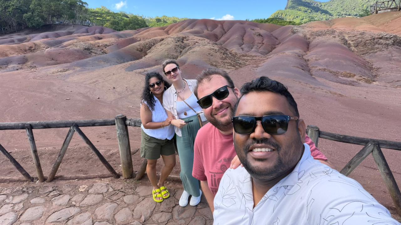 Meeplenomads group of board game travellers together on a trip