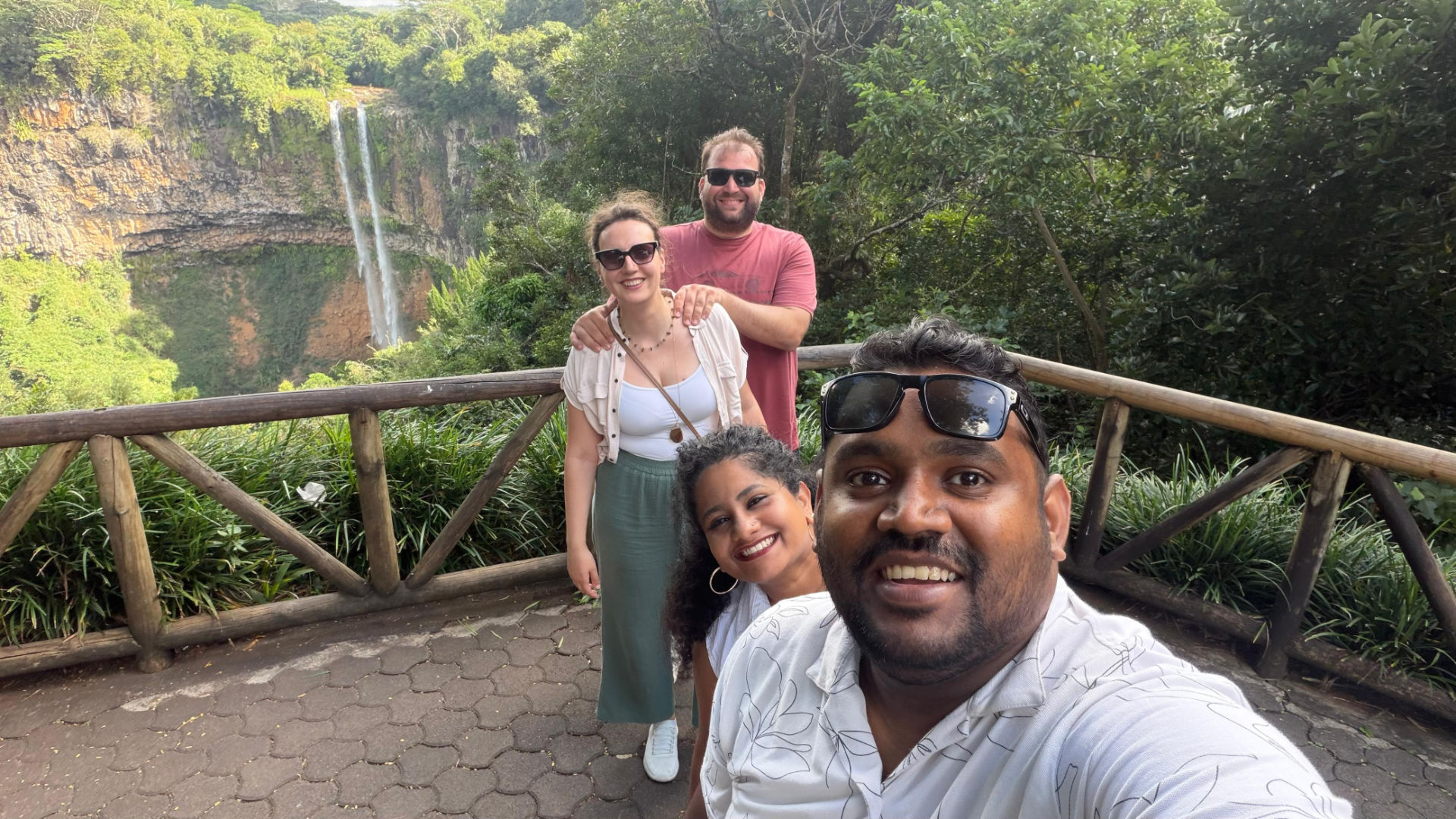 MeepleNomads team playing board games together abroad